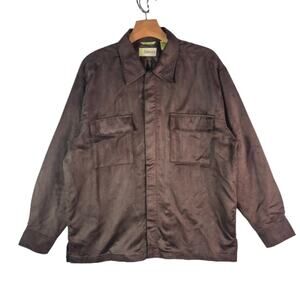 NWT CUBAVERA Long Sleeve FrontZipper Closure Mens Top Size M